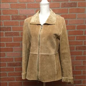 GUESS vintage leather jacket size medium M suede